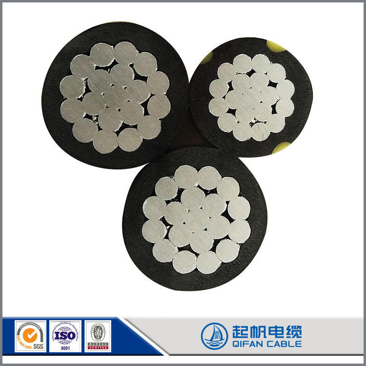 ABC Cable Electrical Power Flat Flexible XLPE PVC Insulated Electric Aerial Bundle Overhead Quadruplex Duplex