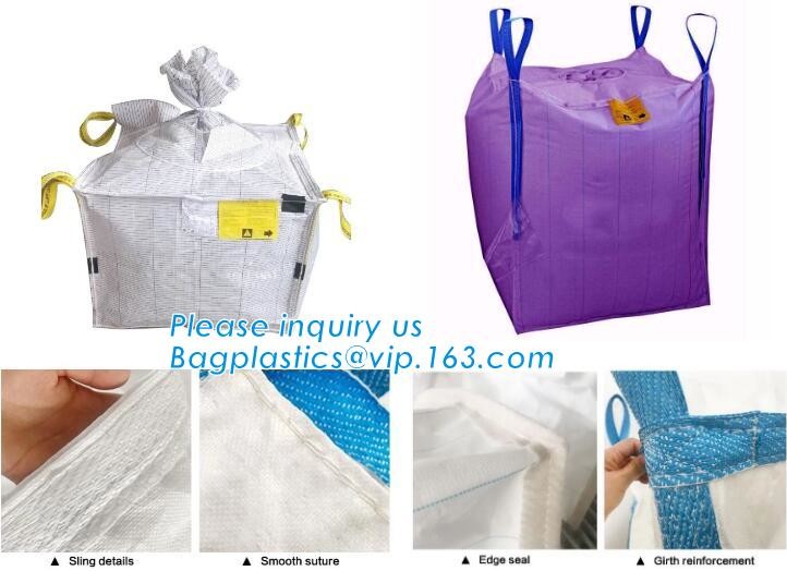 New arrival wholesale polypropylene woven plastic jumbo bag pp big bag for sand, building material,jumbo bag / FIBC bulk