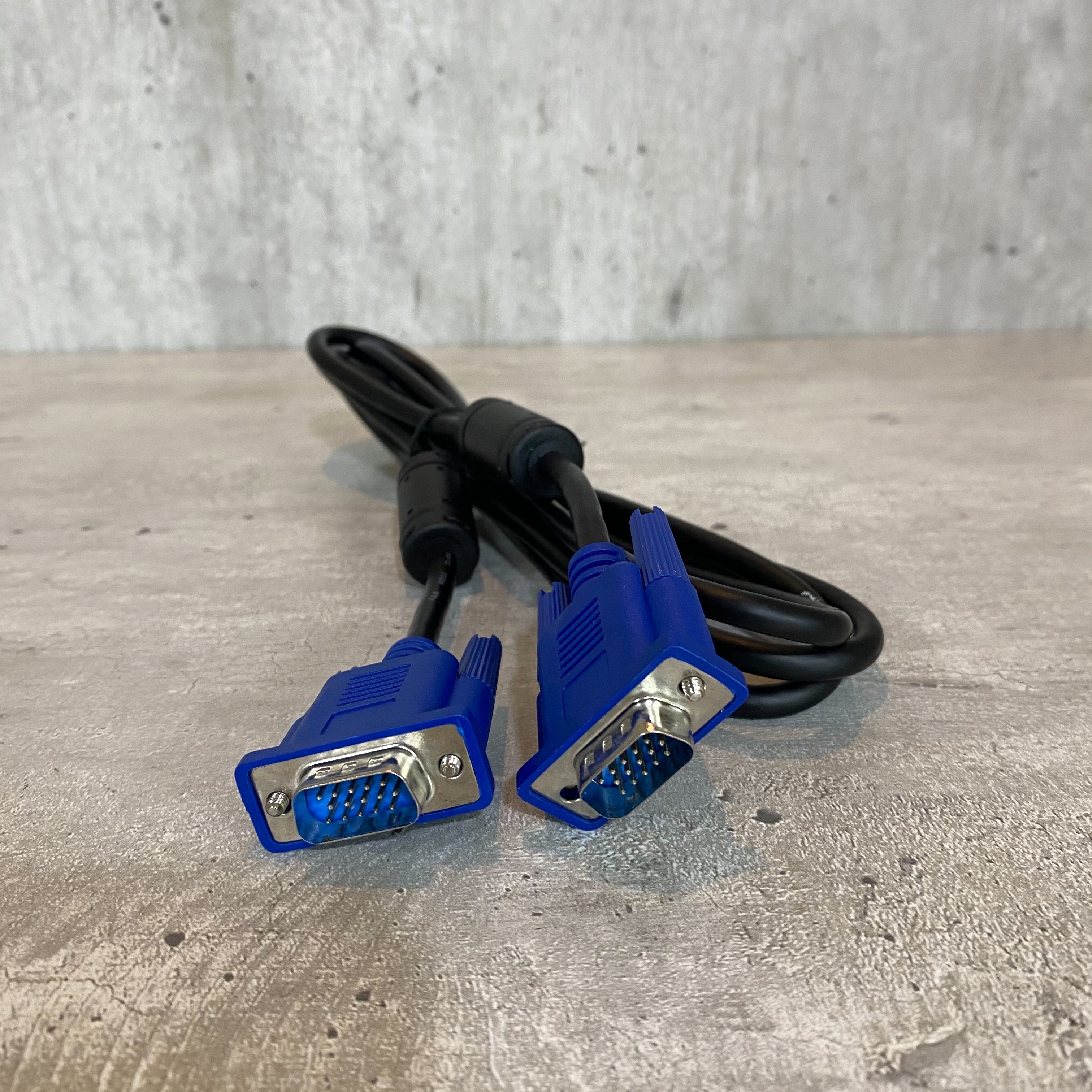 Male To Male 15 Pin VGA Audio Cable HD Computer Monitor VGA Cable 1.5m Length