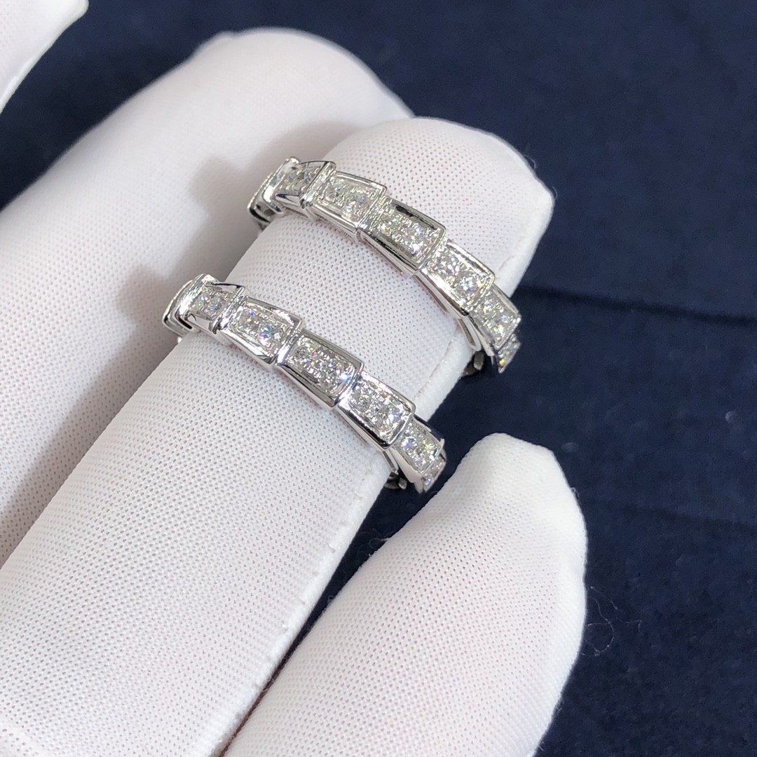 Elegant Customized 18K Gold Serpenti Viper Ring Diamond Ring Yellow Gold White Gold