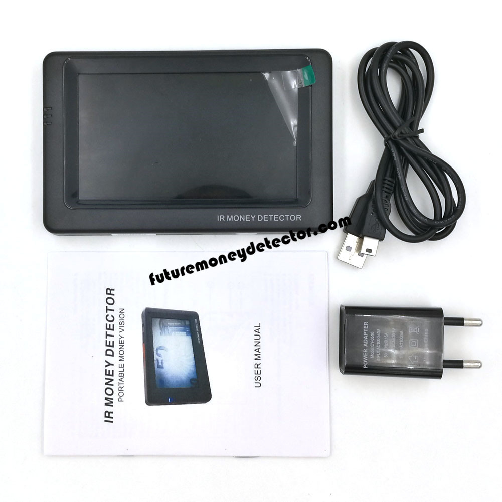 Mini Electronic Money Detector With LED Display Royal Electric Bill Bank Money Detector IR EURO MONEY DETECTOR