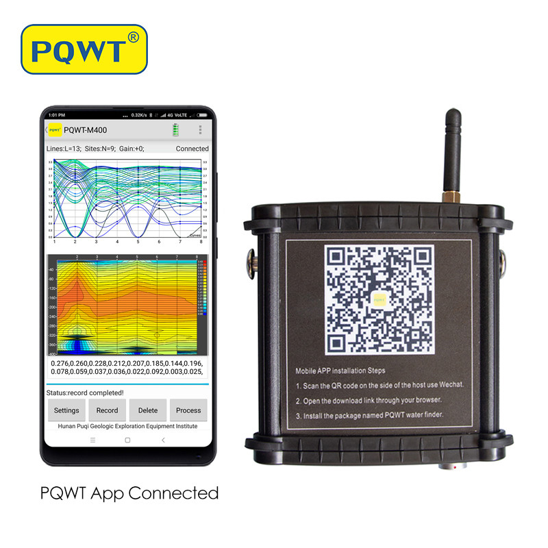 PQWT M100 Geological Exploration Equipment 100M Deep Underground Water Detector