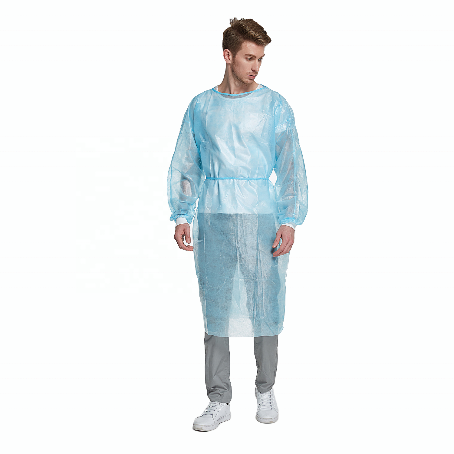 pp+pe isolation gown disposable protective clothing isolation gowns