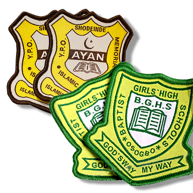 Twill School Uniform Logo Patches