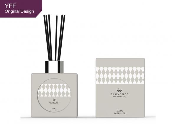 Grey Color Room Perfume Diffuser , Oriental Floral Home Scent Diffusers