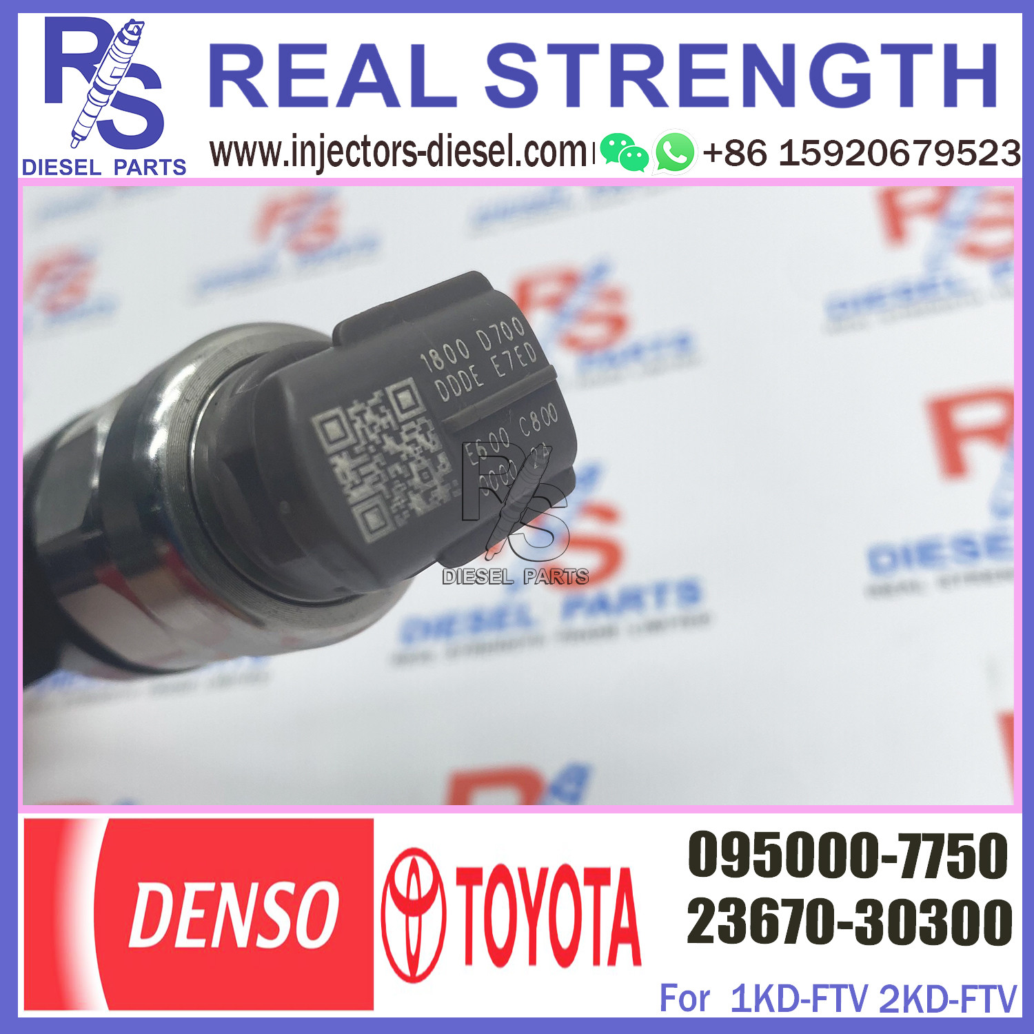 injector 23670-30300 095000-7760 095000-7761 095000-7751 095000-7750 for diesel engine spare parts