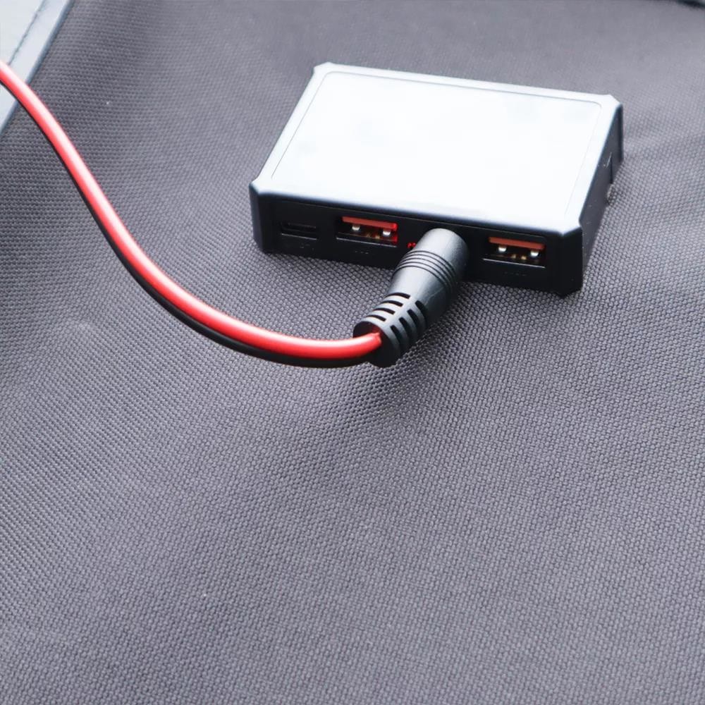 200W Portable Backup Generator Energy System 580mm Solar Panel For Camping