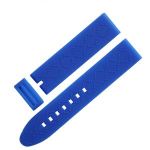 China Embossed Decoration Watch Band Custom Silicone Rubber Watch Strap on sale