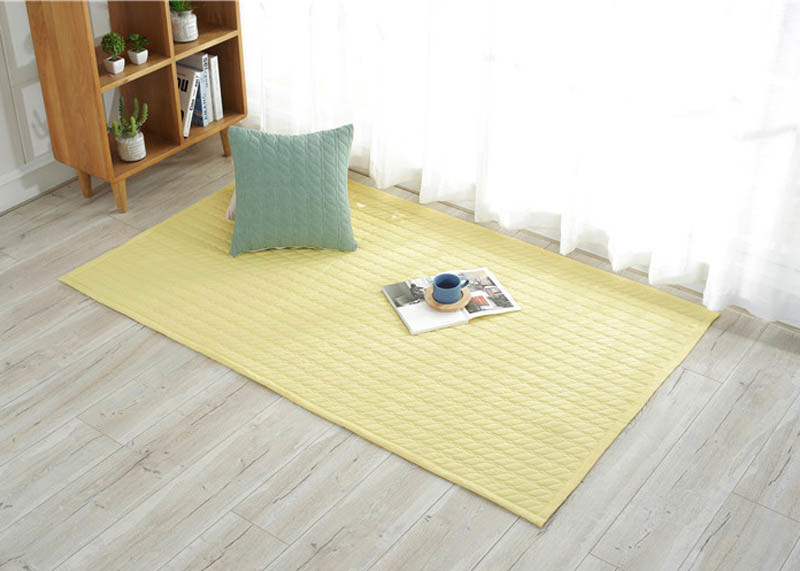 Hand Made cotton door mats , Study carpet mat for living room Customized