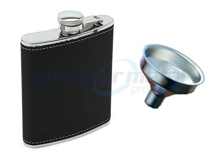 Polished Custom Metal Hardware 1-1/2" Stainless Steel Flask Funnel