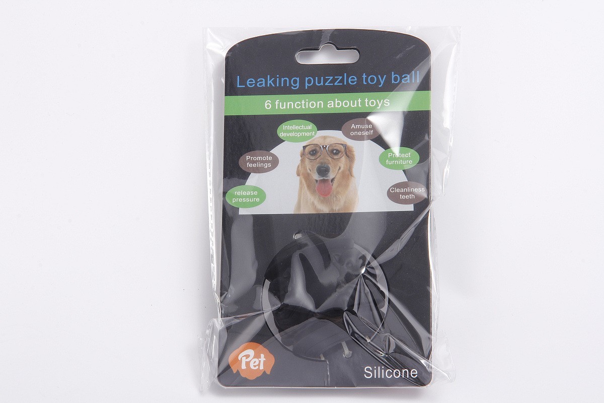 Pet Puzzle Bite Resistant Dog Bite Leaky Ball Teeth Grinding Teeth Healthy Pet Toy Food Card