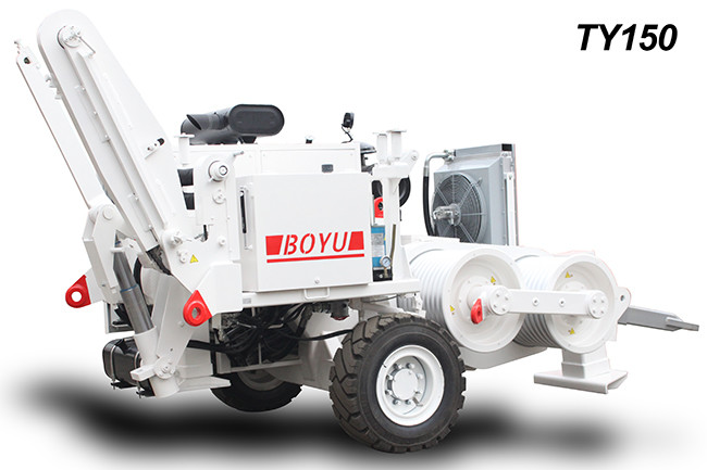 Power Line Stringing Equipment Hydraulic Puller For Transmission Line Construction