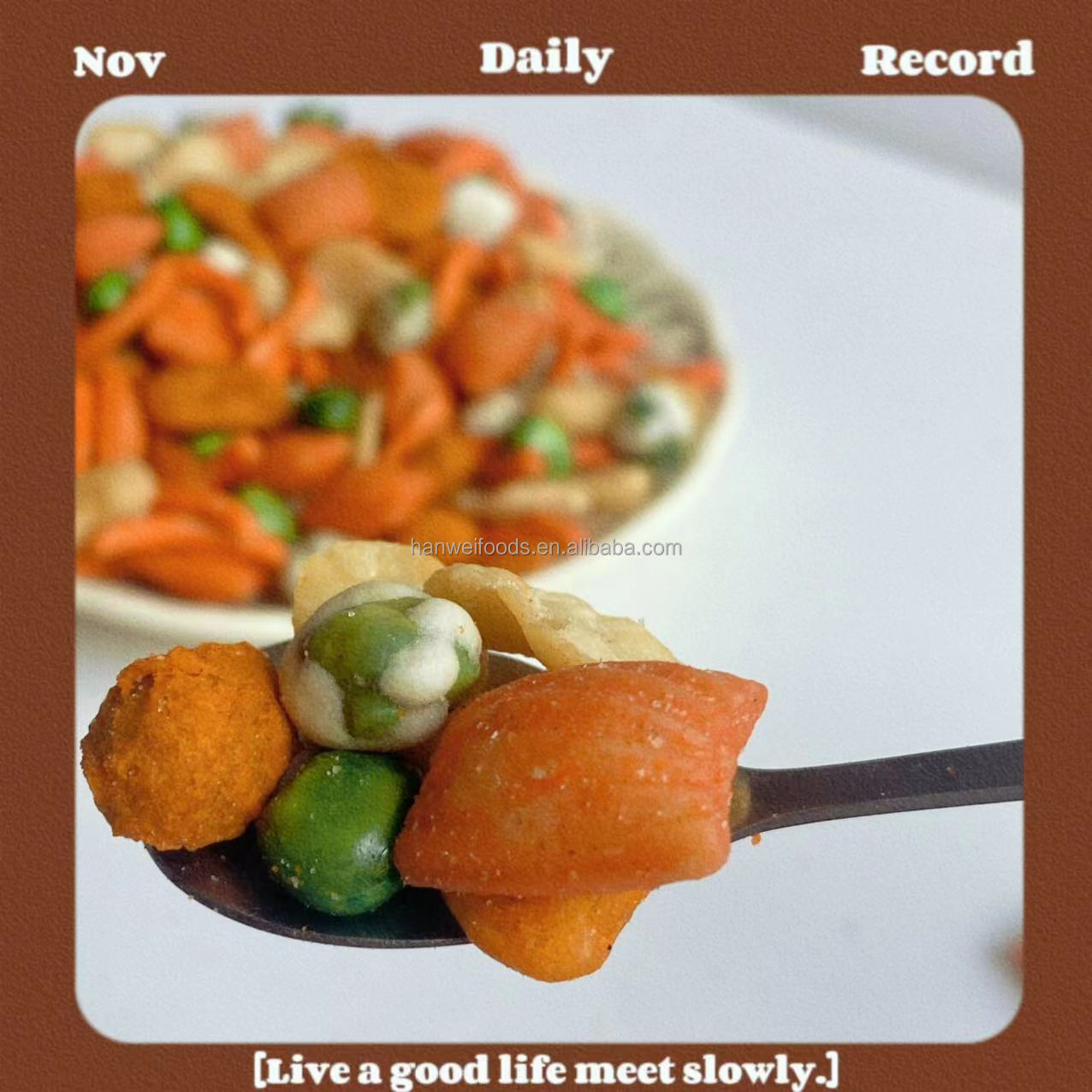 Vietnam snack oriental mix nut snacks broad beans mixed green peas and peanuts