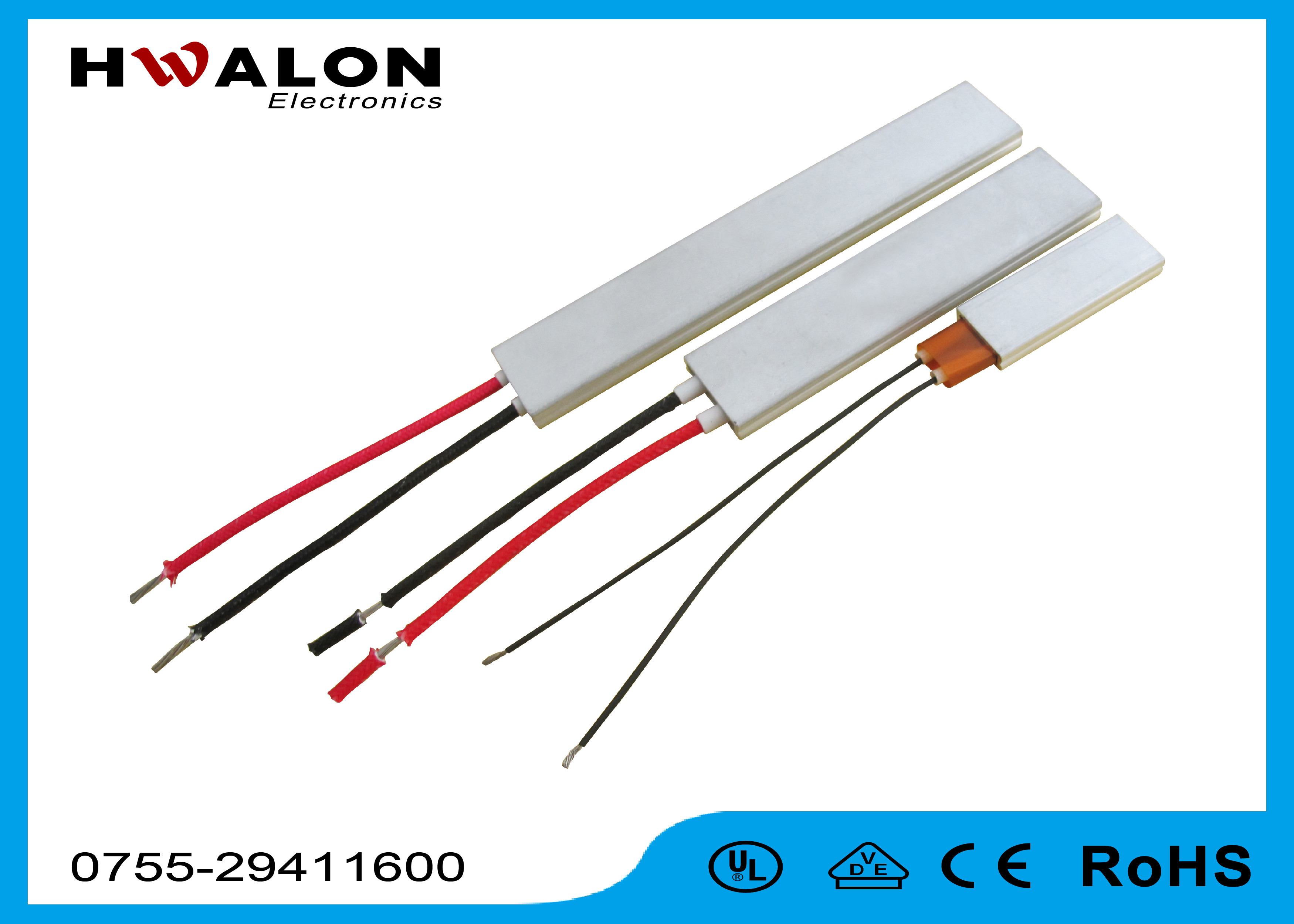 High Precision MCH Ceramic Heater For Haircut Apparatus , CE Approved 110V/220v