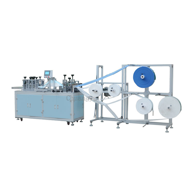 non woven Particulate Mask Making Machine 220pcs/min 800kg Weight