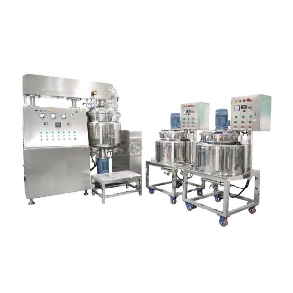 200L Hydraulic Lifting Vacuum Emulsifying Machine Ointment Homogeneous Lotion