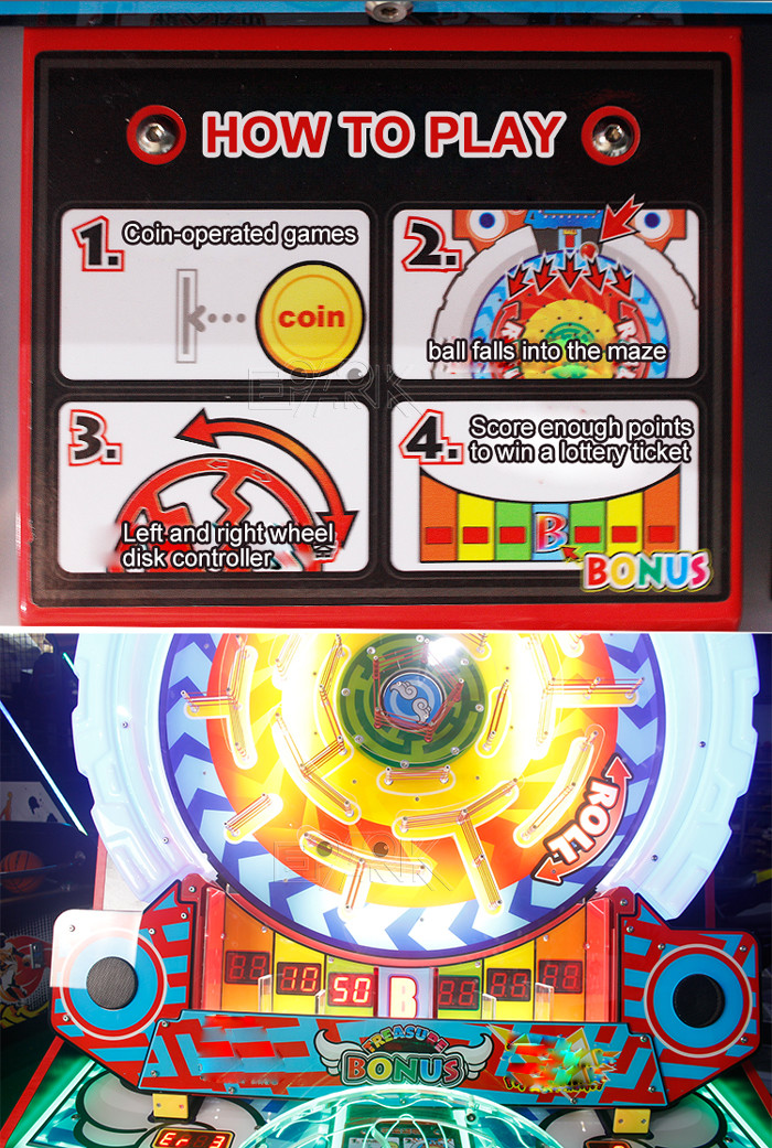 240W Labyrinth Explorer Lottery Redemption Machine Coin Operated