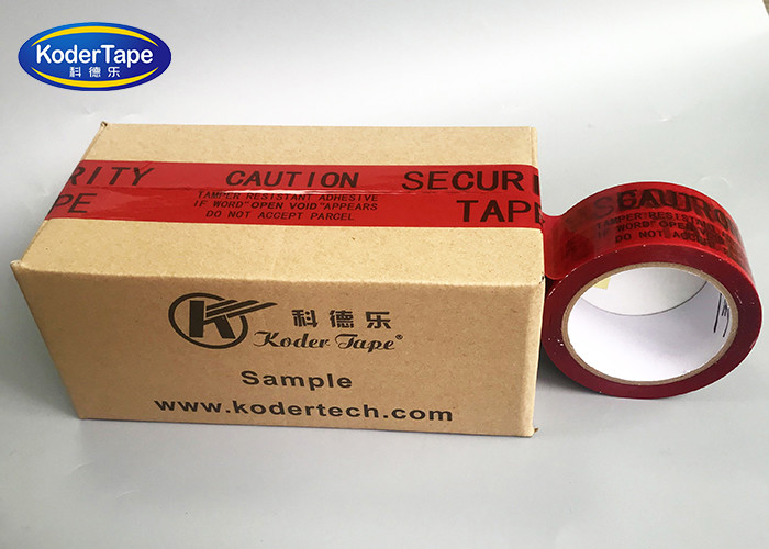 Full Transfer Custom Printing Tamper Evident Carton Sealing Security Void Open Tape