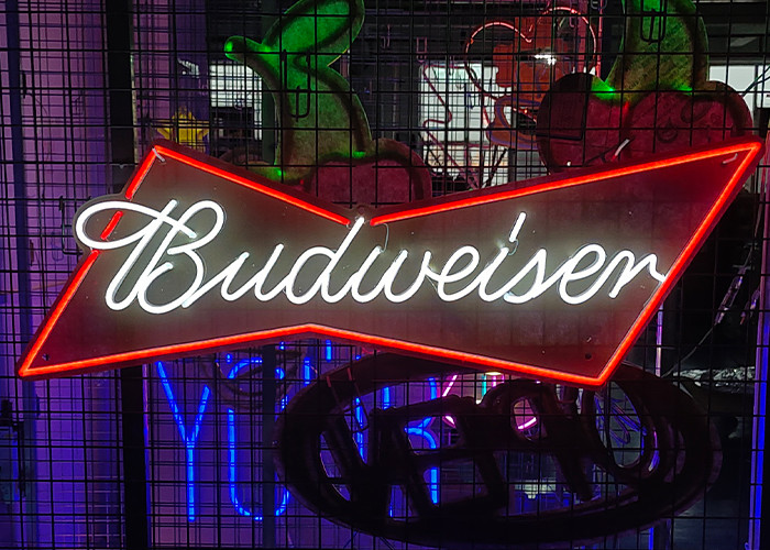 Handmade Budweiser neon light signs for business home bars and game rooms