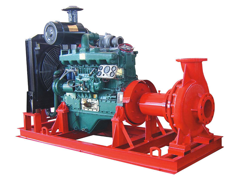 Electric start diesel engine fire pump water centrifugal pump 4 stroke direct injection engine