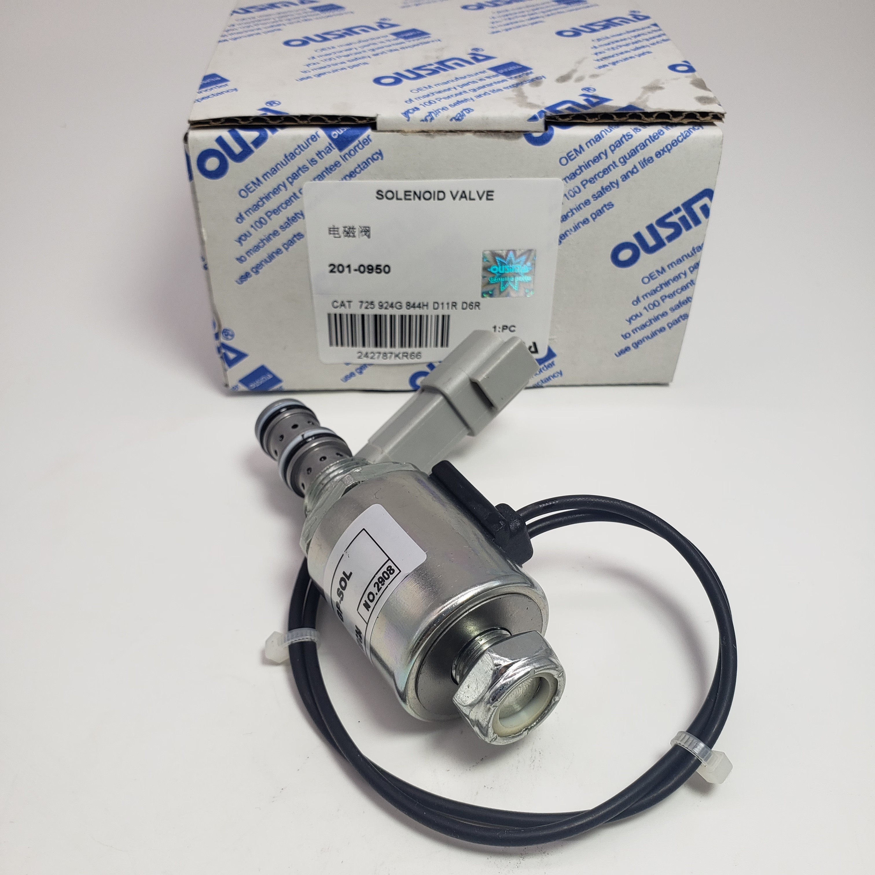 Solenoid Valve 201-0950 2010950 For CAT 3056 3126 924G C9 C11