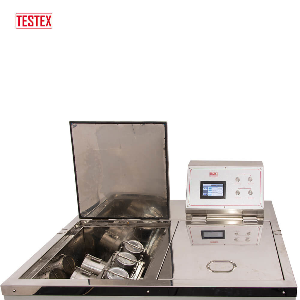 Two Separate Baths Temp Adjustable Washing Fastness Tester For Testing Washing Fastness