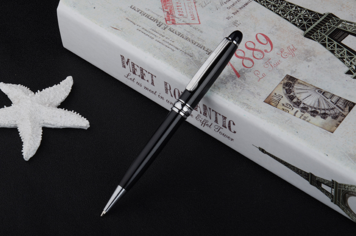 Sophisticated Executive Gift Custom Logo Rose Gold Ballpoint Pen for Professionals