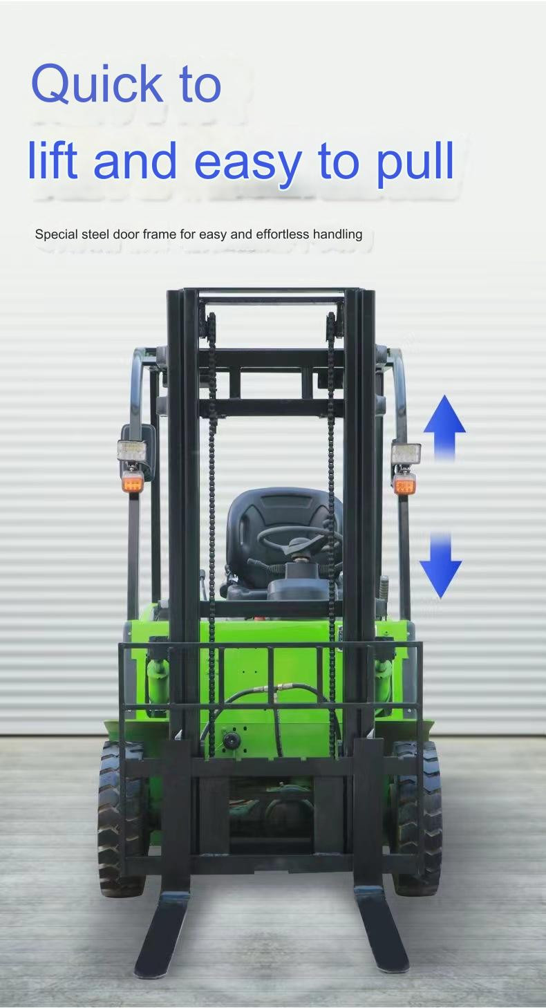 Battery Forklift Truck 2 Ton Smooth Lifting Up To 6m Triplex Mast For Effortless Handling