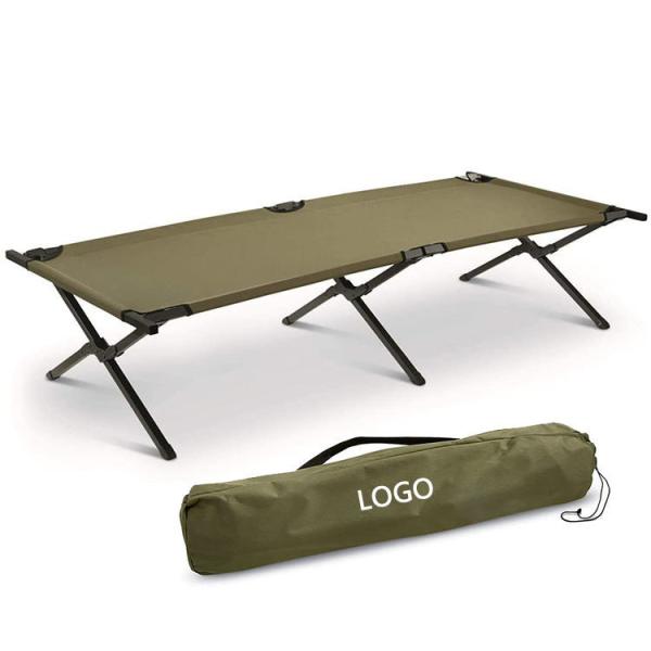 Outdoor Sports Hiking Camping Cheap Metal Folding Bed Aluminum Camping Bed Metal