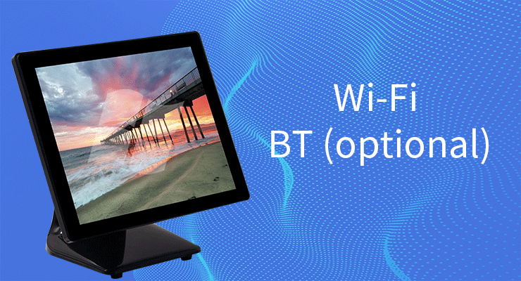 Resolution 280 Plus POS Terminal with Capacitive Touch Panel and External Printer Option