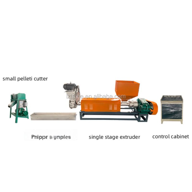 Electric Type Filter Changer HDPE LDPE Plastic Granules Machine for PE Film Recycling