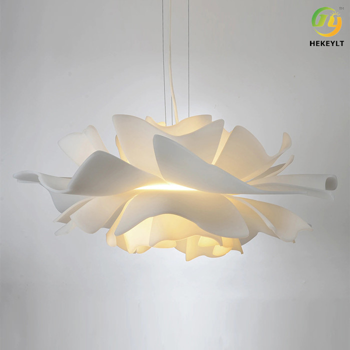 Italian Dining Room Lamp Modern Living Room E27 Flower Chandelier