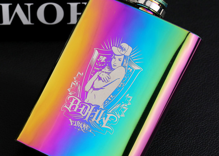 Seven Color Stainless Steel Household Items Portable Outdoor Hip Flask