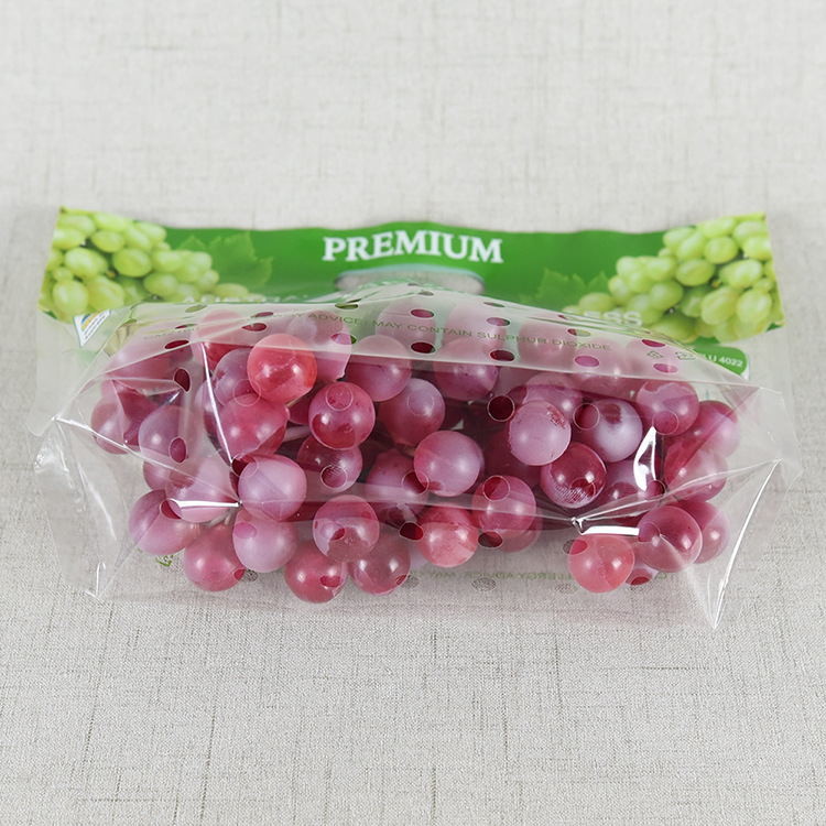 Fridge Zip Lock Fresh Vegetable Plastic Packaging Bags 80-300mic Thickness