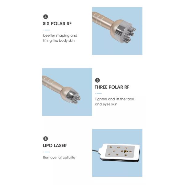 2021 New Arrival 6 In 1 40K Cavitation Vacuum Radio Laser Massager lipo Laser Slimming Machine