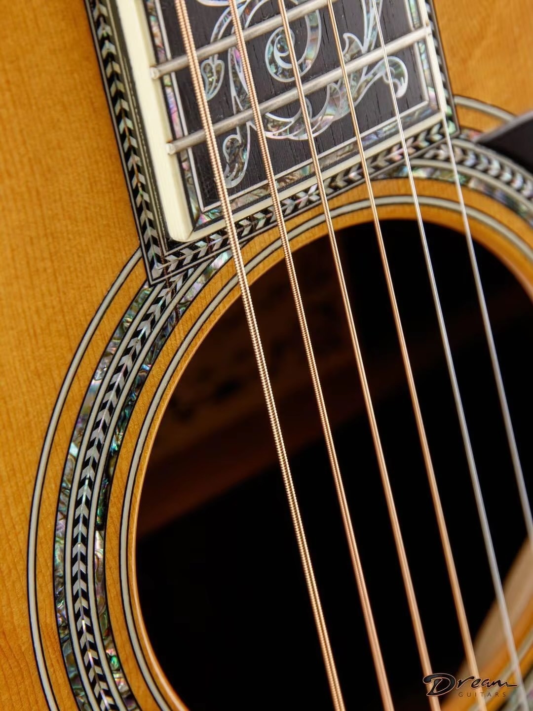 Custom CFMIV 50th Anniversary D-50AA Limited-Edition Dreadnought Acoustic Guitar Natural, Martin Style Solid Wood Guitar