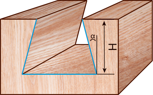 Plywood Dovetail Moulding Router Bits Multifunctional Durable