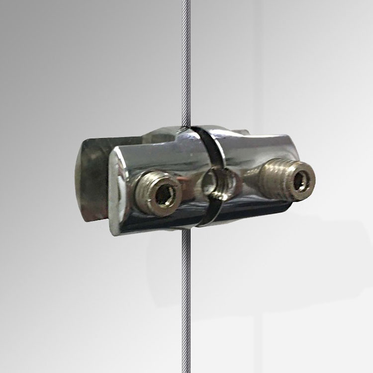 Display Glass Clamps Hardware Accessories For Hanging Display Systems