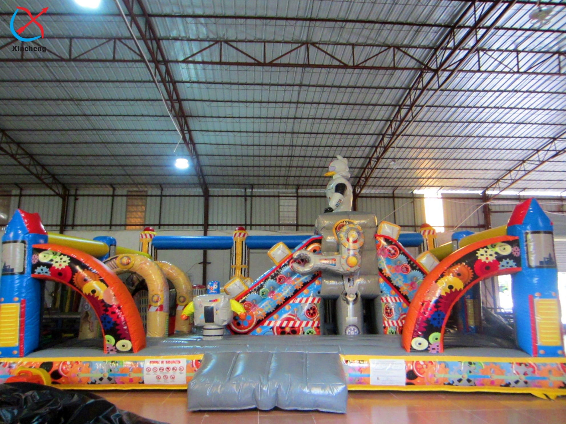 Customized Inflatable House Color Inflatable Play City Playground