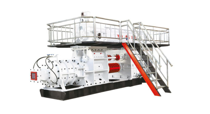 High Efficiency Vacuum Extrude Clay Brick Making Machine With Dryer