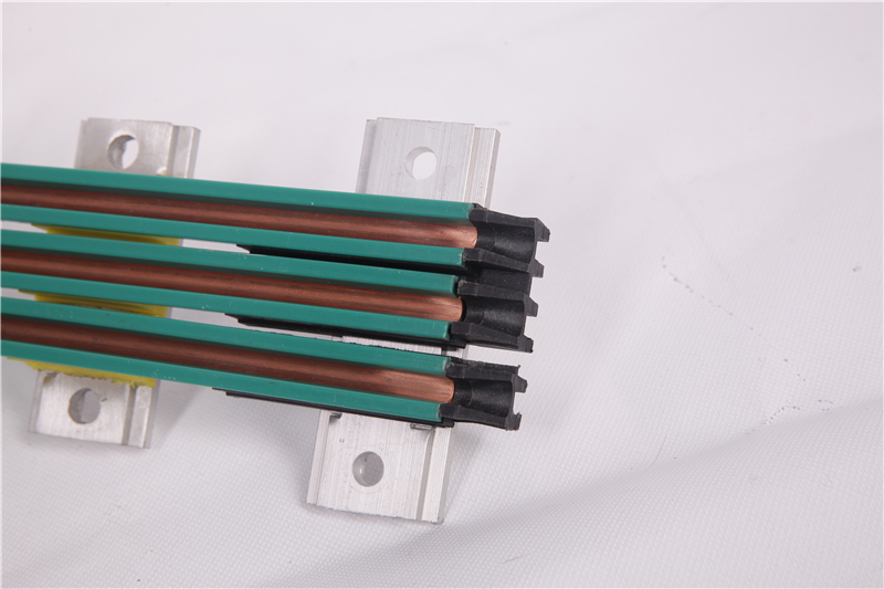 Bridge Conductor Bar For Crane 3 Phase Power Rail PVC Insulated