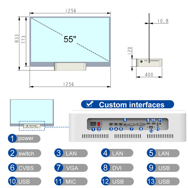 55 Inch OLED Digital Signage