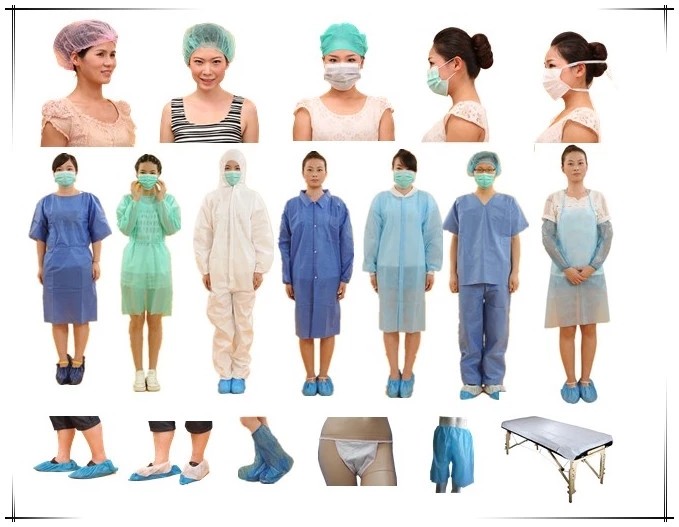 V Neck Nonwoven Hospital Clothes For Patients