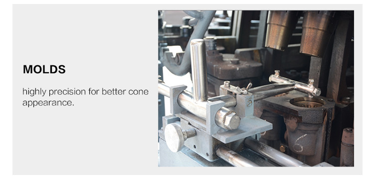 4400pcs / Hour Wafer Cone Production Line Multifunction Waffle Machine