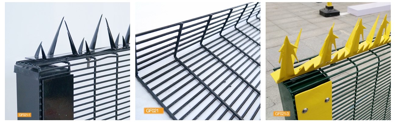 High Security 4.0mm Galvanized Anti Climb Fence 358 Welded Wire Mesh