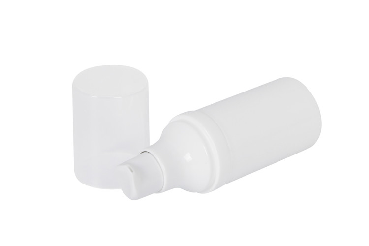 White PP Cream Airless Bottle15ml 20ml 25ml 30ml Skin Care Packaging for face using UKA11