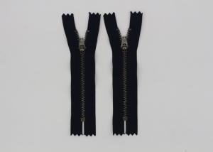 Buy cheap Pants And Garments Jeans Metal Zipper Auto - Lock Slider Black Polyester Tape product