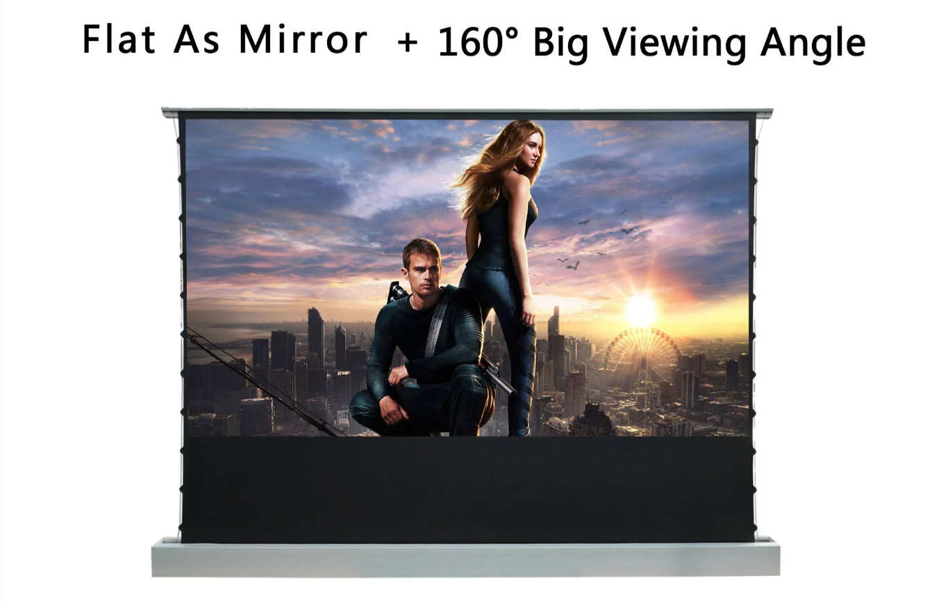 Matt White ALR Electric 133 Inch Projector Screen Available On HDTV
