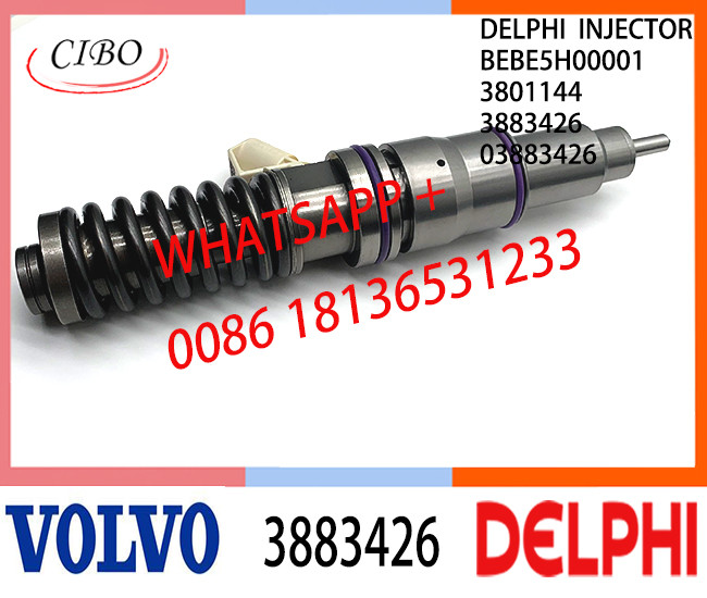3883426 BEBE5H00001 Common Rail Fuel Diesel Injector 3883426 BEBE5H00001 3801144 03883426 E3.24 for VOL PENTA D16