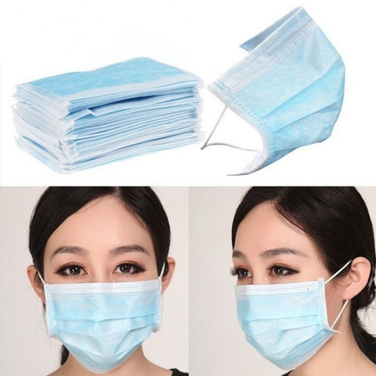 Breathable 95% Protective Nonwoven Fabric Earloop Surgical Mask